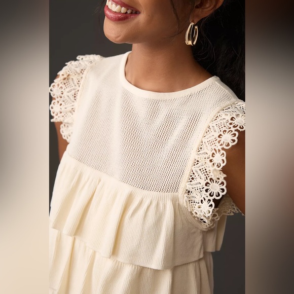 DOLAN Ruffle Sweater Tank - Picture 4 of 7